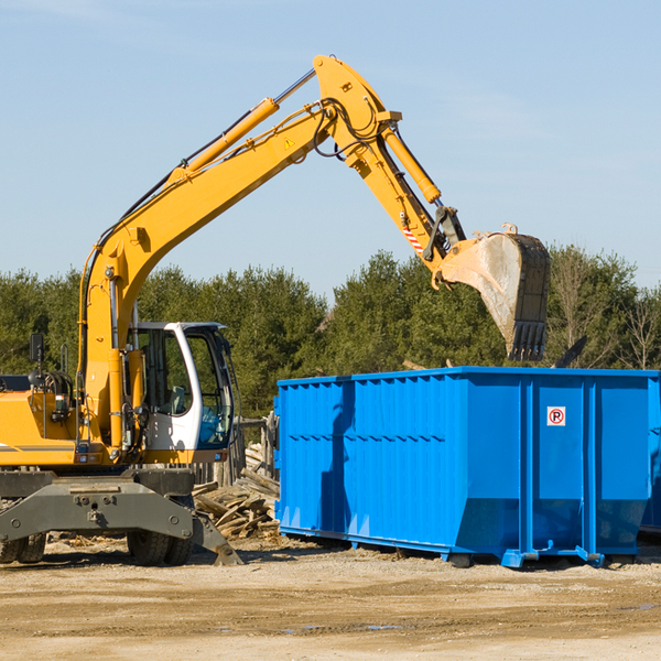 what are the rental fees for a residential dumpster in Glencoe AL